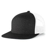 Heather 6-Panel Arch Trucker Snapback Cap - P710